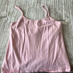 Light pink shelf bra tank
